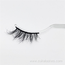 natural mink half lashes strip mink half eyelashes